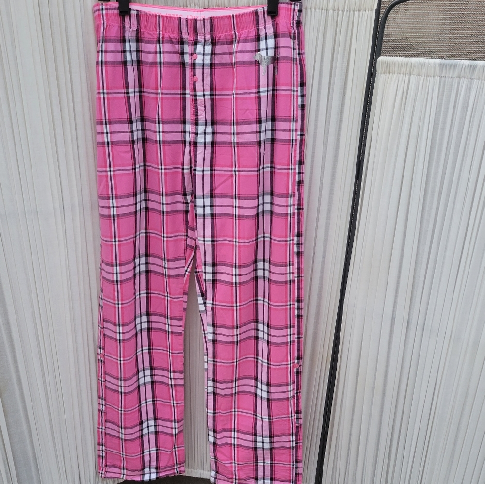Victoria Secret Long  PJ Bottom Plaid Pants
